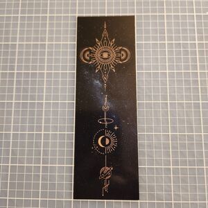 10/$10 Night Sky Bookmark Celestial Geometry Astral Geometric Stars Moon…